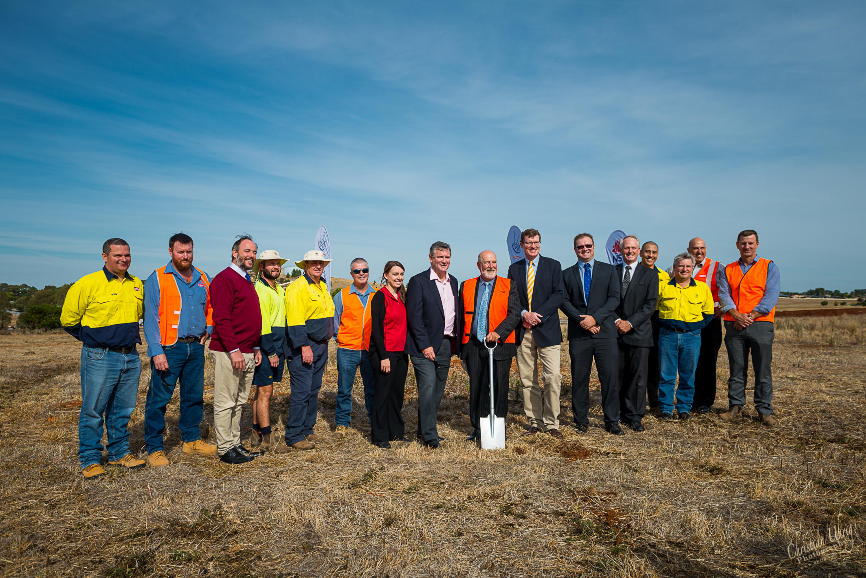 Parkes Council and Politicians kicking of $65M project works