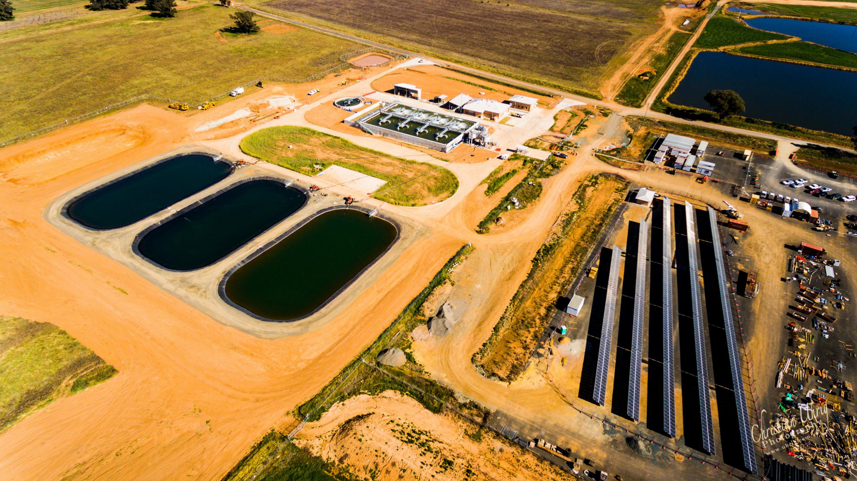 Parkes new Sewage Treatment plant